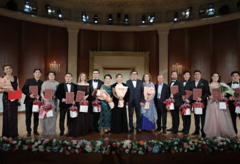 Astana Opera International Opera Academy attendees complete their training