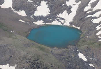 В Туркестанской области проведено аэровизуальное обследование моренных озер