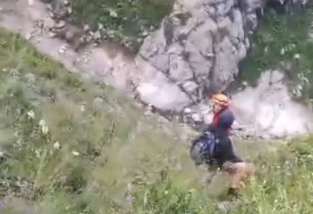 Үлкен Алматы шатқалында тауға шыққан екі жасөспірім құтқарылды