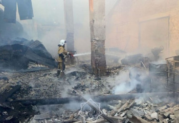 Алматы облысында қойма өртенді