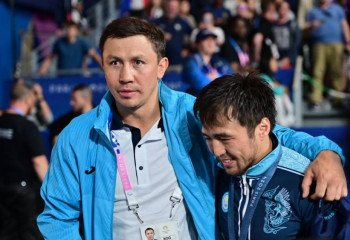 Геннадий Головкин поздравил Елдоса Сметова с исторической золотой медалью Олимпиады