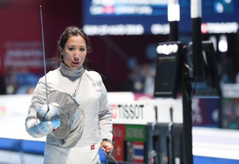 Семсерлесуден Олимпиадаға барған тұңғыш қазақ қызы алғашқы кездесуінде жеңіске жетті