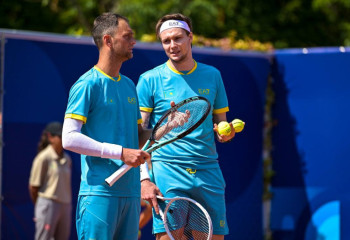 Казахстанские теннисисты завершают свои выступления на Олимпиаде