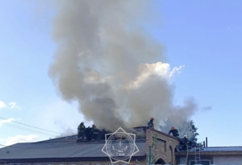 Павлодарда жеке тұрғын үйде өрт шықты