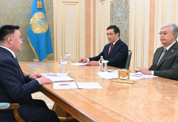 Президент Жоғарғы сот төрағасы Асламбек Мерғалиевті қабылдады