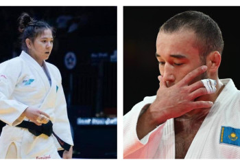 Казахстанские дзюдоисты Жубаназар и Куюлова потерпели поражение от соперников на ОИ-2024