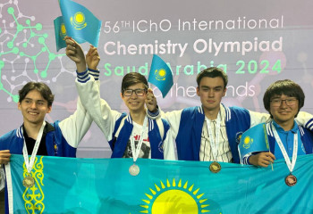 Kazakh schoolchildren win two golds, silver and bronze at IChO-2024
