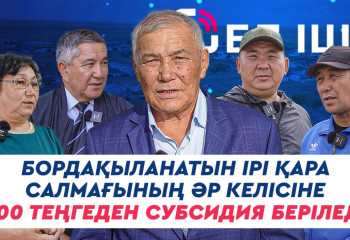Бордақыланатын ірі қара салмағының әр келісіне 200 теңгеден субсидия беріледі