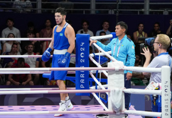 В четвертьфинал Олимпийских игр прошел боксер Нурбек Оралбай