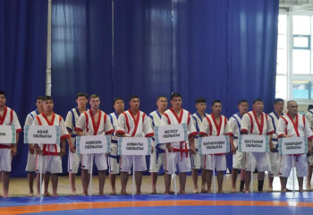 СҚО-да азаматтық қорғау саласының мамандары арасында қазақ күресінен турнир басталды