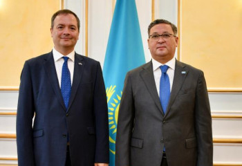 Kazakh FM receives  Ambassador of Estonia