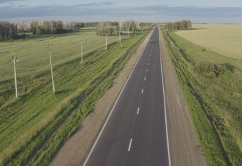 Введен в эксплуатацию участок дороги, соединяющий границы Казахстана с Россией