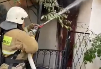 Ресторан горел в центре Алматы