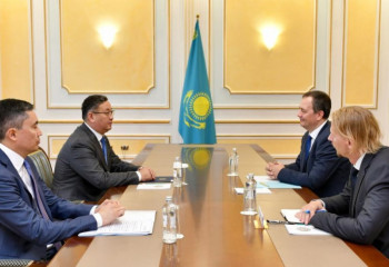 Kazakh FM receives Ambassador of Estonia