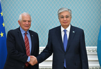 Kassym-Jomart Tokayev met with Josep BorrellKassym-Jomart Tokayev meets with Josep Borrell