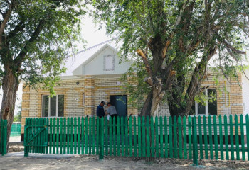 Жители пострадавших от стихии двух сел Актюбинской области готовятся к новоселью