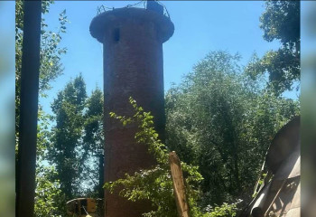 Кран рухнул при работах на водонапорной башне в ВКО