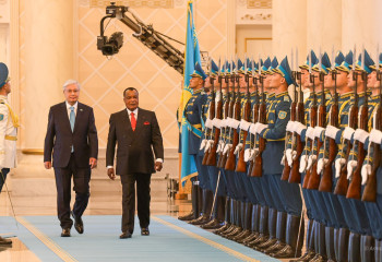 Тоқаев Конго президентін Ақордада қарсы алды