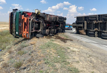 Страшными кадрами ДТП поделились с казахстанцами в «КазАвтоЖол»