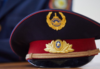 Общегарнизонный развод провели полицейские Астаны