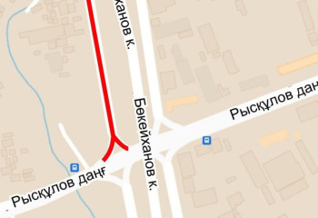 Алматыда Рысқұлов-Бөкейханов жолайрығына бұрылатын жол  жабылады