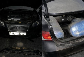 Есірткі тасымалдаушылар қылмысты жасыру үшін көліктерін өртеп жібермек болды