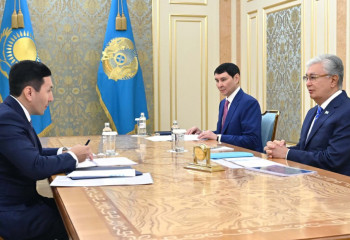 Глава государства принял председателя правления АО «Самрук-Қазына» Нурлана Жакупова
