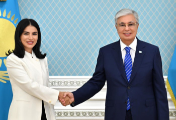 President of Kazakhstan meets with Aide to President of Uzbekistan Saida Mirziyoyeva