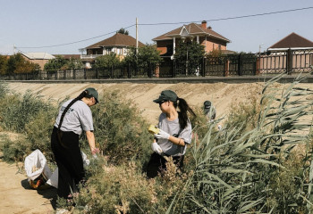 Жайық жағасынан 160 тонна қоқыс шығарылды