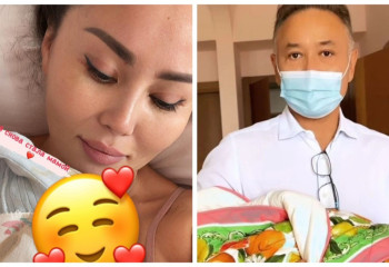 50 жасында қызды болған Баян Алагөзова перзентханадан шықты