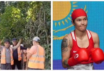 Назым Қызайбай тұратын көшеге жаңа асфальт төселіп жатыр ма?