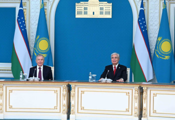 Tokayev and Mirziyoyev take part in opening ceremony of  university branches