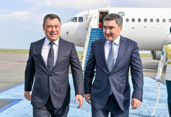 Астанаға Қырғызстан президенті Садыр Жапаров келді