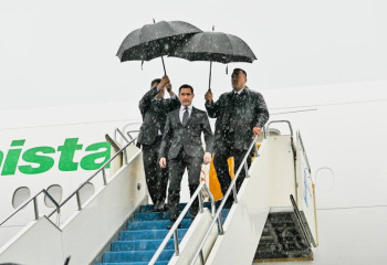 Түрікменстан президенті Сердар Бердімұхамедов Астанаға келді