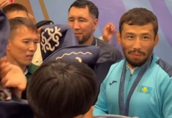 Париж Олимпиадасының күміс жүлдегері Демеу Жадыраев елге оралды