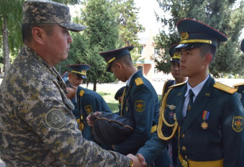 Будущие офицеры зачислены на второй курс Военного института Сухопутных войск