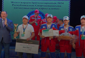 Бригада «скорой помощи» из области Абай стала лучшей в Казахстане