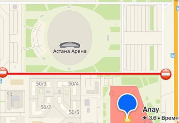 Участок дороги между проспектами Кабанбай батыра и Туран в районе «Астана Арены» перекроют