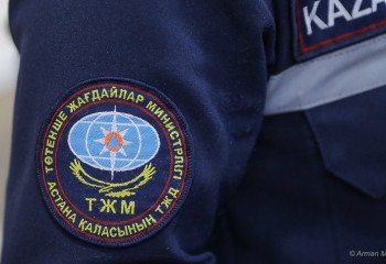 Высотный жилой дом загорелся в Астане