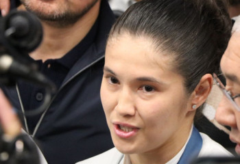 Париж Олимпиадасының қола жүлдегері Назым Қызайбай Қазақстанға оралды