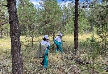 «Чистый лес»: молодёжь Шахтинска вышла на экологическую акцию