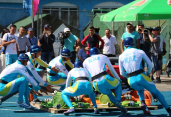 Алматыда өрт-құтқару спорты бойынша әлем чемпионаты өтеді