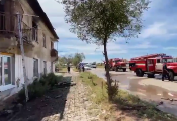 Огнеборцы Карагандинской области потушили пожар в жилом доме в Балхаше