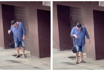 Көшеде мас күйде жүрген қазақстандық шенеуніктің видеосы тарады