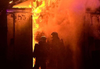 Алматыда ағаш кептіруге арналған цех өртенді