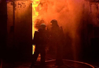 Загоревшийся цех с древесиной в Алматы смогли потушить за полчаса