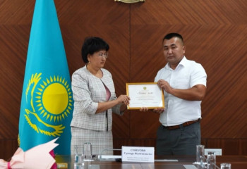 Су тасқынының зардаптарымен күресуге үлес қосқан атыраулықтар марапатталды