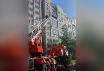 Огнеборцы спасли людей при пожаре в Павлодаре