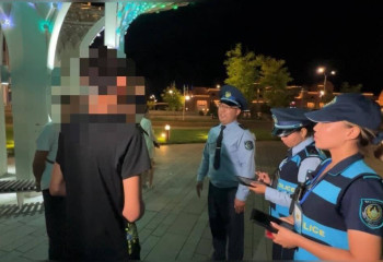 Почти 5 тысяч подростков задержаны за ночные гуляния в Туркестанской области