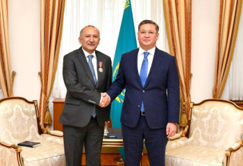 Глава МИД Казахстана принял Посла Узбекистана